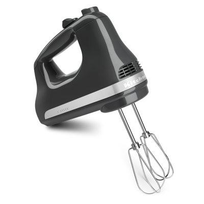 KitchenAid 5 Speed Hand Mixer in Gray, Size 6.0 H x 3.5 W x 8.0 D in | Wayfair KHM512GT