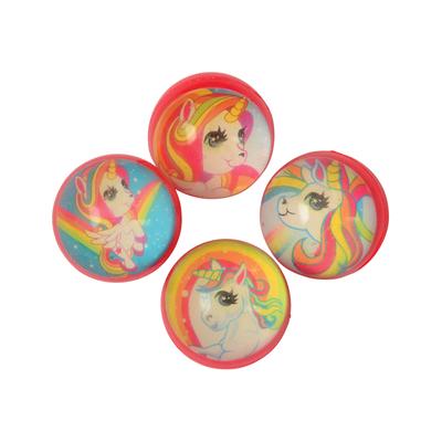Constructive Playthings Toy Balls - Unicorn Bounce Ball - Set of 12