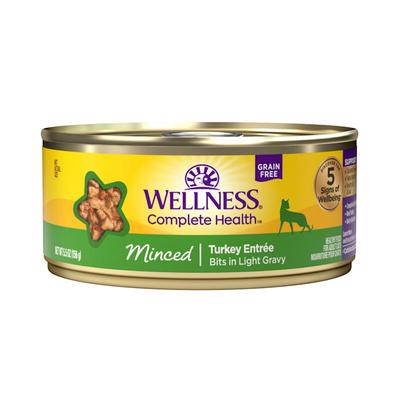 Natural Canned Grain Free Minced Turkey Entree Wet Cat Food, 5.5 oz., Case of 24, 24 X 5.5 OZ