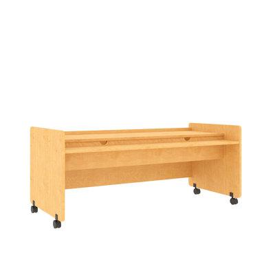 TotMate 60  Mobile Desk Laptop Training Table Wood in Brown | 26 H x 60 W x 27.5 D in | Wayfair TM2325R.S2222