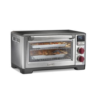 Wolf Gourmet Toaster Oven Stainless Steel | 12.625 H x 22.375 W x 16.625 D in | Wayfair WGCO150S
