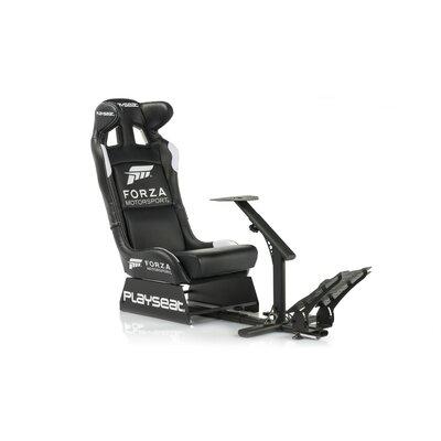 Playseats Playseat Evolution Forza Motorsports PRO Edition PC & Racing Chair Faux Leather in Black/Brown/Gray, Size 52.0 H x 19.7 W x 38.6 D in