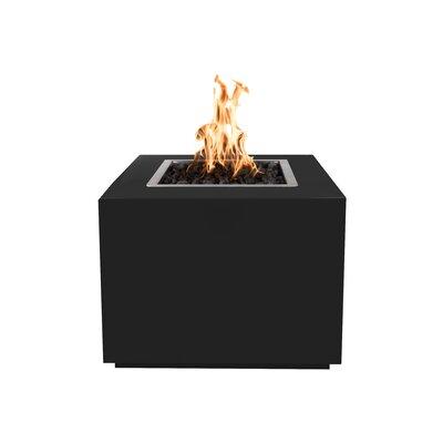 The Outdoor Plus Forma Electronic Ignition Fire Pit Stainless Steel/Steel in White/Black, Size 24.0 H x 36.0 W x 36.0 D in | Wayfair