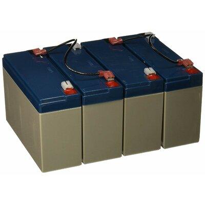 Lithonia Lighting LED Emergency Battery Thermoplastic in Gray, Size 8.0 H x 6.0 W x 3.7 D in | Wayfair ELB 1224B