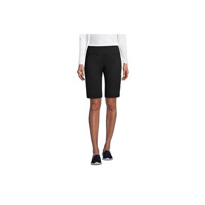 Women's Petite Active Relaxed Shorts - Lands' End - Black - S