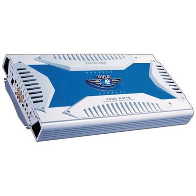 Pyle 6Ch 2000W Waterproof Marine Amplifier White/Blue PLMRA620