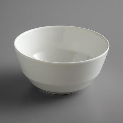 Schonwald 9126572 Allure 7.75 oz. Bone White Porcelain Bowl - 12/Case