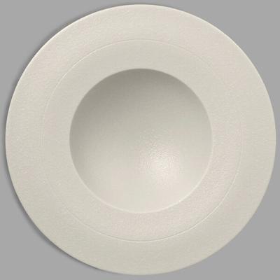 RAK Porcelain NFGDDP29WH Neo Fusion 11 3/8" Sand White Porcelain Deep Plate - 6/Case