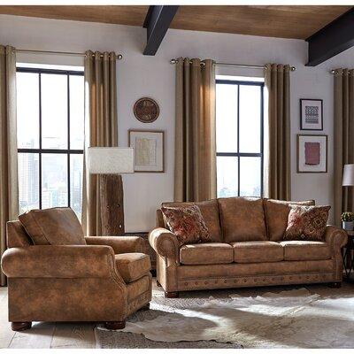 Loon Peak® Gabrielle 2 Piece Living Room Set Polyester in Brown, Size 40.0 H x 86.0 W x 37.0 D in | Wayfair FFE4D723122B4281A1BF8F8E655AA6A8