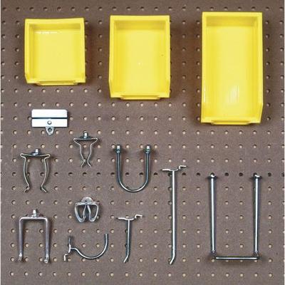 TRITON PRODUCTS 76995 95 pc. Steel Pegboard Hook & Bin Assortment for 1/8 In.