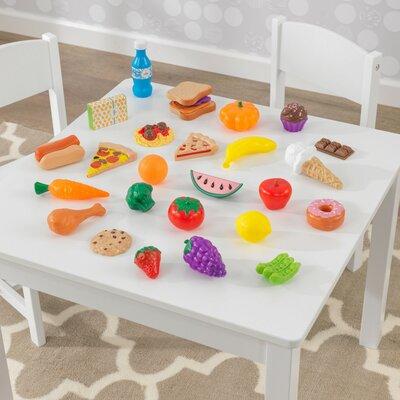 KidKraft Play Food Set Plastic in Green/Red/Yellow, Size 2.0 H x 2.0 W x 2.0 D in | Wayfair 63509