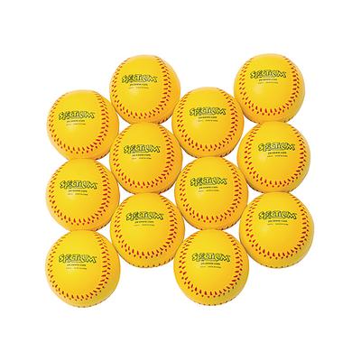 S&S Worldwide Baseballs - Practice Foam Softball - Set of 12