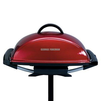 George Foreman 12-Serving Indoor/Outdoor Rectangular Electric Grill Stainless Steel in Gray | 22.82 H in | Wayfair GFO201R-T