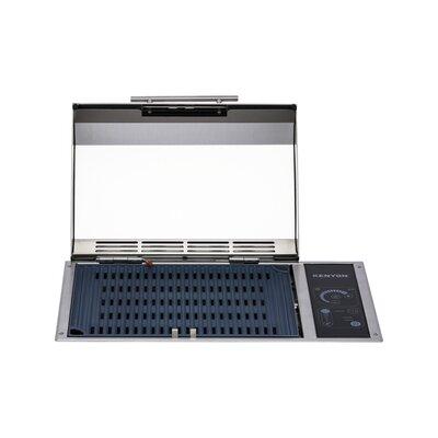 Kenyon Frontier Built-In Electric Grill w/ IntelliKEN Touch Control Aluminum/Metal in Gray, Size 8.5 H x 21.0 W x 12.0 D in | Wayfair B70550