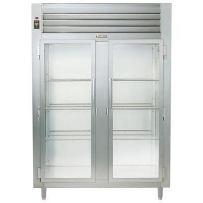 Traulsen RHT226WUT-FHG Stainless Steel Two Section Glass Door Shallow Depth Reach In Refrigerator - Specification Line