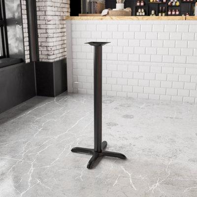 Flash Furniture Beverly Restaurant Table X-Base w/ 3