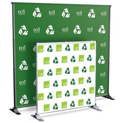 Testrite Grand Large Format Banner Stand, Steel in Gray, Size 46.0 W in | Wayfair JN4S
