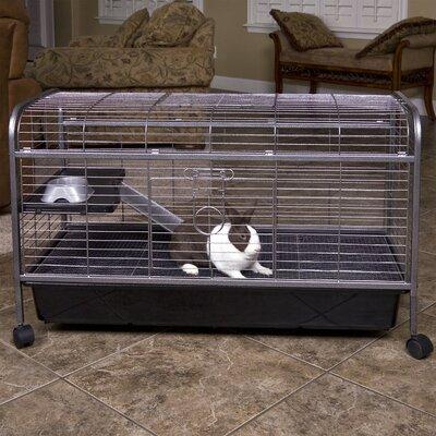 Tucker Murphy Pet™ Chrisalynn Living Room Series Rabbit Home Metal (provides the best ventilation) | 26.25 H x 41.5 W x 17.5 D in | Wayfair