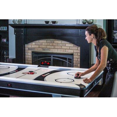 Atomic Blazer 84  Air Hockey Table w  Digital Scoreboard Plastic in Black | 31 H x 84 W x 48 D in | Wayfair G03510W