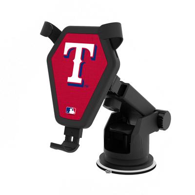 "Texas Rangers Solid Design Wireless Car Charger"