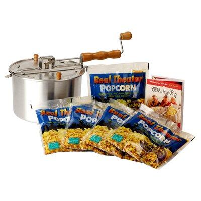 Wabash Valley Farms Whirley Pop Popcorn Popper - Plus Real Theater 5 Pack | 10 H x 18 W x 7 D in | Wayfair 24101