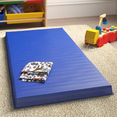 Wesco NA Toddler Mats Deluxe 2" Thick Folding Nap Mat Foam in Blue | 8 H x 48 W x 24 D in | Wayfair LWS1012-4002
