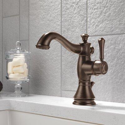 Delta Cassidy Single Hole Bathroom Faucet w/ Drain Assembly in Brown, Size 6.8125 H in | Wayfair 597LF-RBMPU