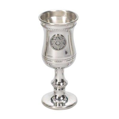 Israel Giftware Design Pewter Kiddush Cup Pewter in Gray | 5.75 H in | Wayfair PG-46