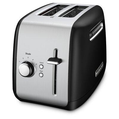 KitchenAid® 2-Slice Toaster in Black, Size 7.5 H x 7.6875 W x 11.4375 D in | Wayfair KMT2115OB