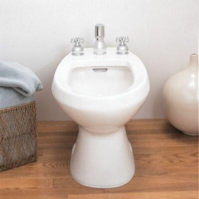 American Standard Cadet Floor Mount Bidet (Faucet Not Included) Vitreous China Bidets in White | 14.5 H x 15 W x 25.75 D in | Wayfair 5023100.020