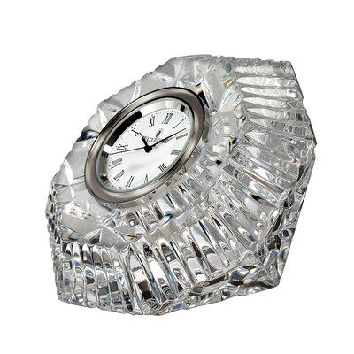 Waterford Lismore Diamond Clock 2.4 in Crystal | 4.3 H x 5.9 W x 5.9 D in | Wayfair 1058230