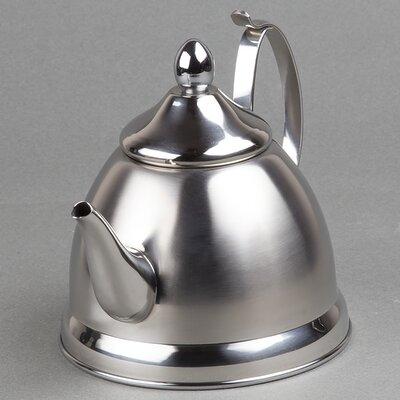 Creative Home 1 qt. Stainless Steel Whistling Stovetop Kettle Stainless Steel in Gray | 6.5 H x 8 W x 5.5 D in | Wayfair 72231