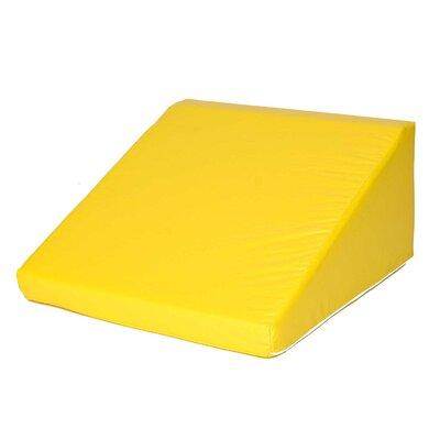Foamnasium Wedge Foam Soft Play Piece for Climbing & Sliding Foam/Vinyl in Yellow | 10 H x 20 W x 20 D in | Wayfair 1021