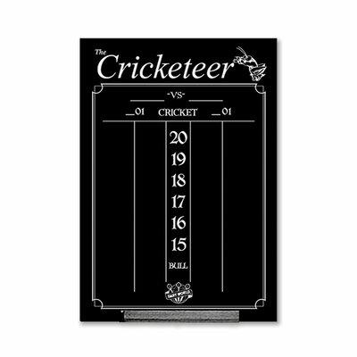 Dart World Cricketeer Chalkboard Scoreboard Wood in Brown | 15.75 W in | Wayfair 47581