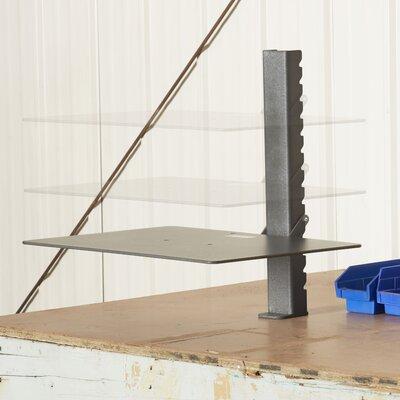 Health Posture TaskMate EZ 25" H x 19" W Standing Desk Conversion Unit Metal in Gray | 25 H x 19 W x 5 D in | Wayfair 6450