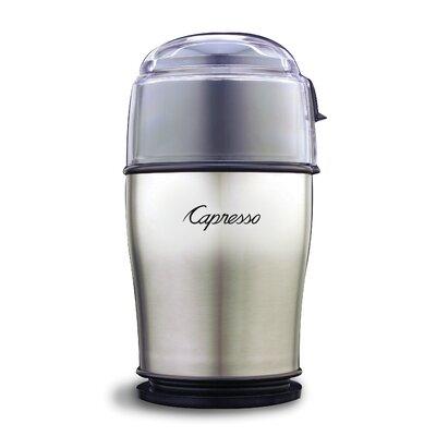 Capresso Cool Grind Pro Stainless Coffee Grinder Stainless Steel in Gray | 7.75 H x 4.25 W x 4 D in | Wayfair 506.05