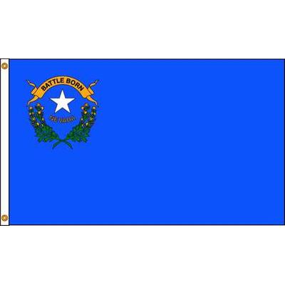 NYLGLO 143370 Nevada Flag,4x6 Ft,Nylon