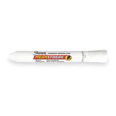 SHARPIE 85018 White Mean StreakMarking Stick, Bullet Tip, 12 PK
