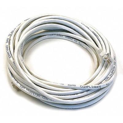 MONOPRICE 142 Ethernet Cable,Cat 5e,White,25 ft.