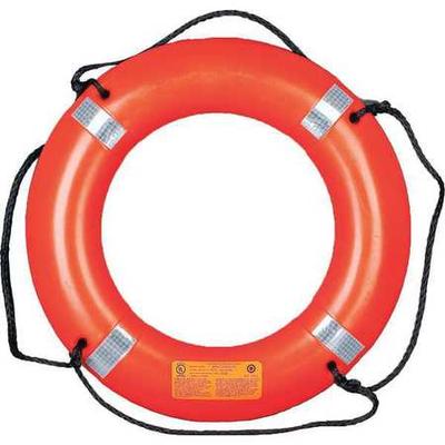 MUSTANG SURVIVAL MRD030-2-0-311 Ring Buoy with Reflective Tape, LDPE, 30 W x