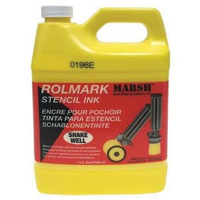 MARSH 20926 Stencil Ink,Yellow