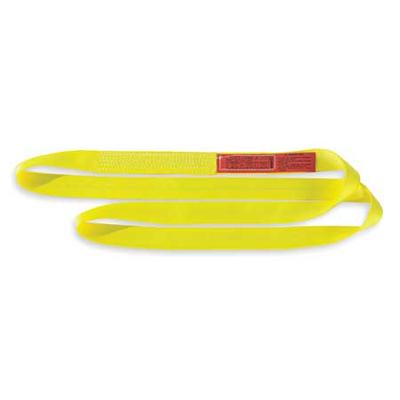 LIFT-ALL EN1601DX4 Web Sling, Endless, 4 ft L, 1 in W, Polyester, Yellow