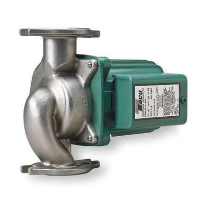 TACO 0012-SF4 Potable Water Circulating Pump, 1/8 hp, 115V, 1 Phase, Flange