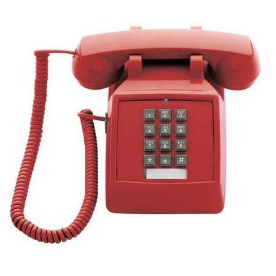 CETIS 2510E (Red) Standard Desk Phone, Red