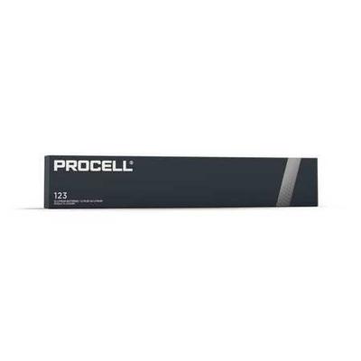 PROCELL PL123 Battery,Lithium,Size 123,3VDC,PK12