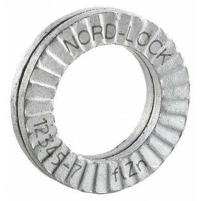 NORD-LOCK 1536 Wedge Lock Washer, For Screw Size 5/8 in Steel, Advanced