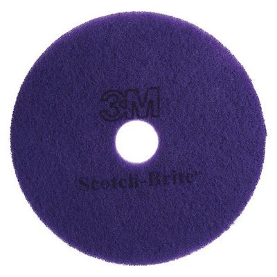 SCOTCH-BRITE 08421 Diamond Floor Pad Plus,27 In,Purple,PK5