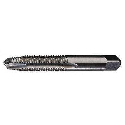 GREENFIELD THREADING 356365 Spiral Point Tap, #4-48, Plug, UNF, 2 Flutes, Bright