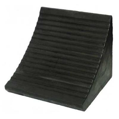 AME 15301 Wheel Chock,14 In H,Rubber,Black