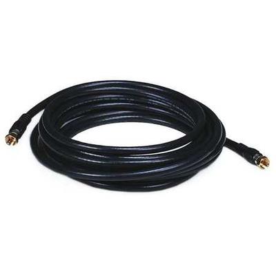 MONOPRICE 6314 Coaxial Cable,RG-6,15 ft.,Black